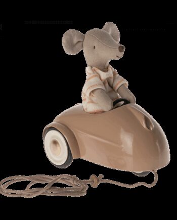 Rosa Bil Mus Støvet Mørk Maileg - Maileg Coolbaby  - 5707304134046