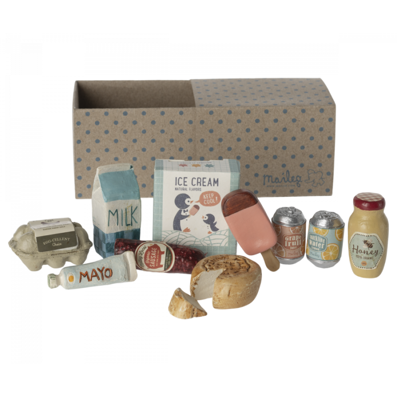 Boks Madvarer Maileg Sæt Varer - Maileg Coolbaby - 5707304133209