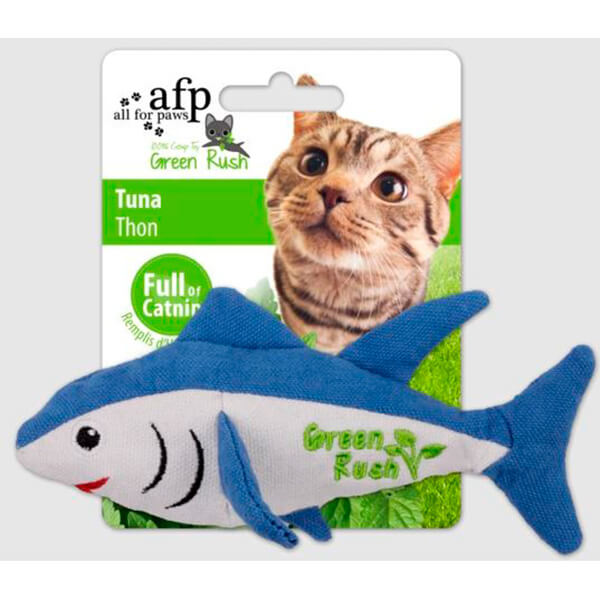 Grøn Catnip Katte Legetøj Green Rush Tuna - All For Paws Coolbaby - 847922024185