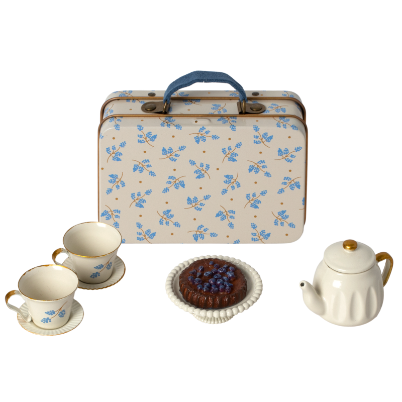 Eftermiddags Hygge Mus Kuffert Blå Madelaine Maileg - Maileg Coolbaby - 5707304128137