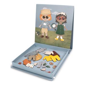 Filibabba Magnetisk Påklædningsdukke Klar Til Dit Eventyr Stk - Filibabba Coolbaby  - 5712804033225