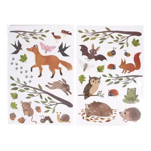 Filibabba Wallstickers Skovens Dyr Stk - Filibabba Coolbaby  - 5712804038220