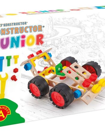 Junior Træ Konstruktionsbyggesæt Racerbil - Alexander Coolbaby  - 5906018025873