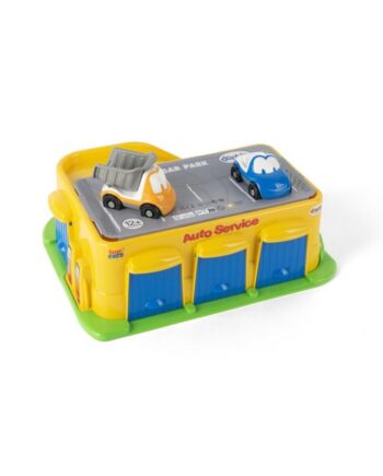 Dantoy Biler Funcars Garage Gul Plast - Coolbaby  - 5701217075205