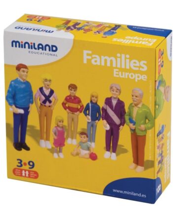 Dukkehus Dukker Europæisk Familie - Coolbaby  - 8413082273958