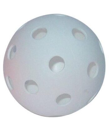 Hvid Hockeybold Med Huller - Coolbaby  - 5420057015690