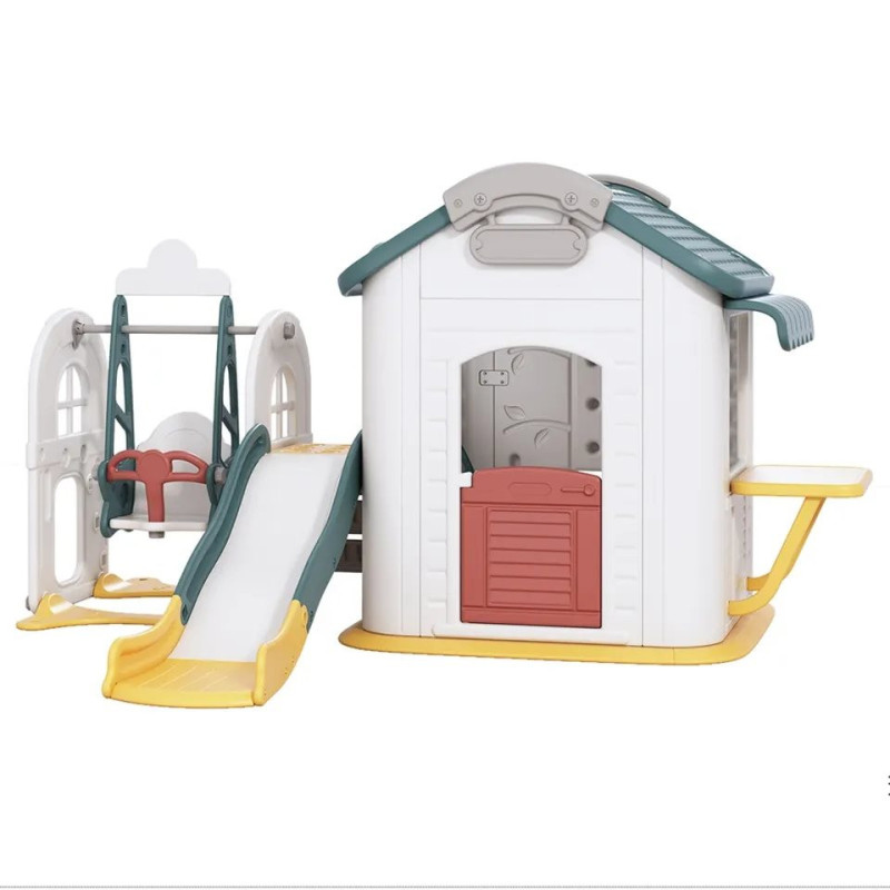 Kids Zone Summerhouse Legehus - Kids Zone Coolbaby  - 5713570003856