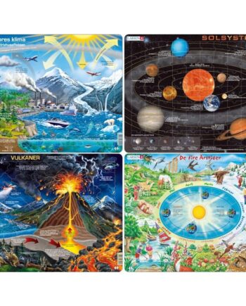 Puslespil Pap Naturvidenskab Stk - Coolbaby