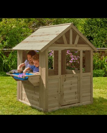 Legehus Fyrretræ H137 B136 D95 Natur - Zwerkules Coolbaby