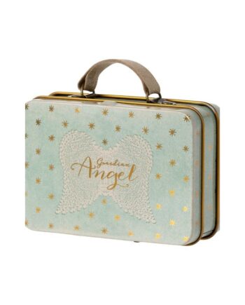 Metal Kuffert Angel Stjerner & Tekst Maileg - Maileg Coolbaby  - 5707304124276