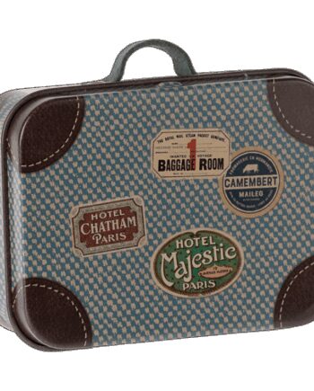 Metal Kuffert Støvet Blå Rejsekuffert Maileg Micro - Maileg Coolbaby  - 5707304132905