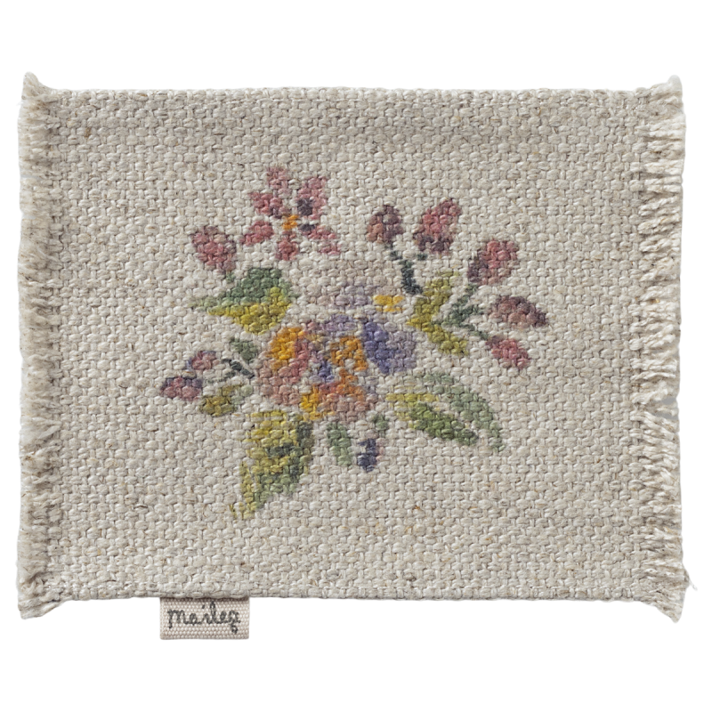 Miniature Gulvtæppe Blomster Maileg Lille - Maileg Coolbaby - 5707304140078