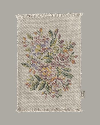 Miniature Gulvtæppe Blomster Maileg Mellem - Maileg Coolbaby  - 5707304140085