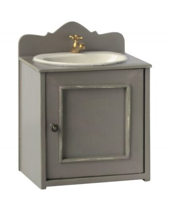 Miniature Vask Gråt Træskab Maileg - Maileg Coolbaby  - 5707304107668