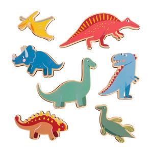 Mushie Wooden Puzzle Dinosaurs Stk - Mushie Coolbaby  - 840355800999
