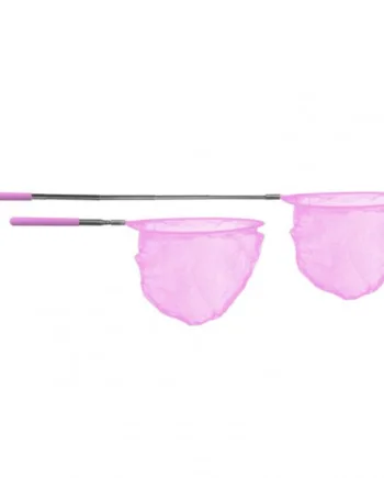 Pink Scrunch Net Med Teleskopstang - Scrunch Coolbaby