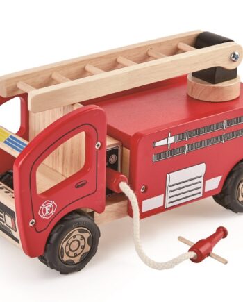 Pintoy Brandbil Lille Trælegetøj - Pintoy Coolbaby  - 6943478028142
