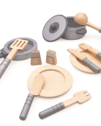 Pintoy Køkkengrej Til Børn Træ - Pintoy Coolbaby  - 6943478029903