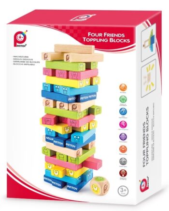 Pintoy Træ Stablespil Til Små - Pintoy Coolbaby  - 6943478029545