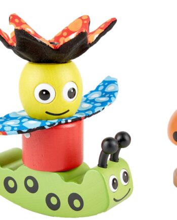 Pintoy Træ Stablingslegetøj Mellem Fra - Pintoy Coolbaby  - 6943478029835