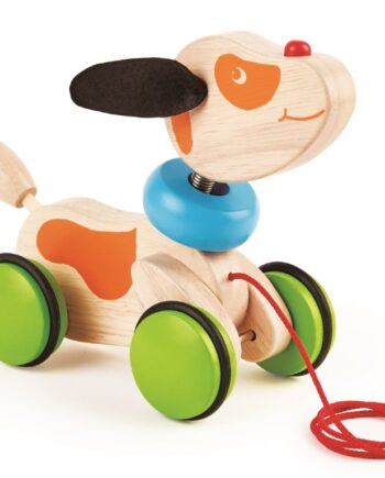 Pintoy Træklegetøj Hundehvalp Fra - Pintoy Coolbaby  - 6943478028111