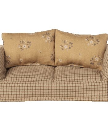 Sofa Mus Brune Tern Blomster Maileg - Maileg Coolbaby  - 5707304146568