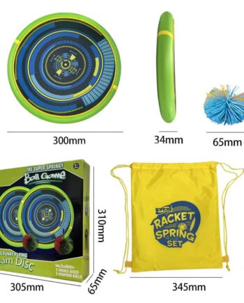 Grøn Softoys Racket Spring Set - Wikz Coolbaby