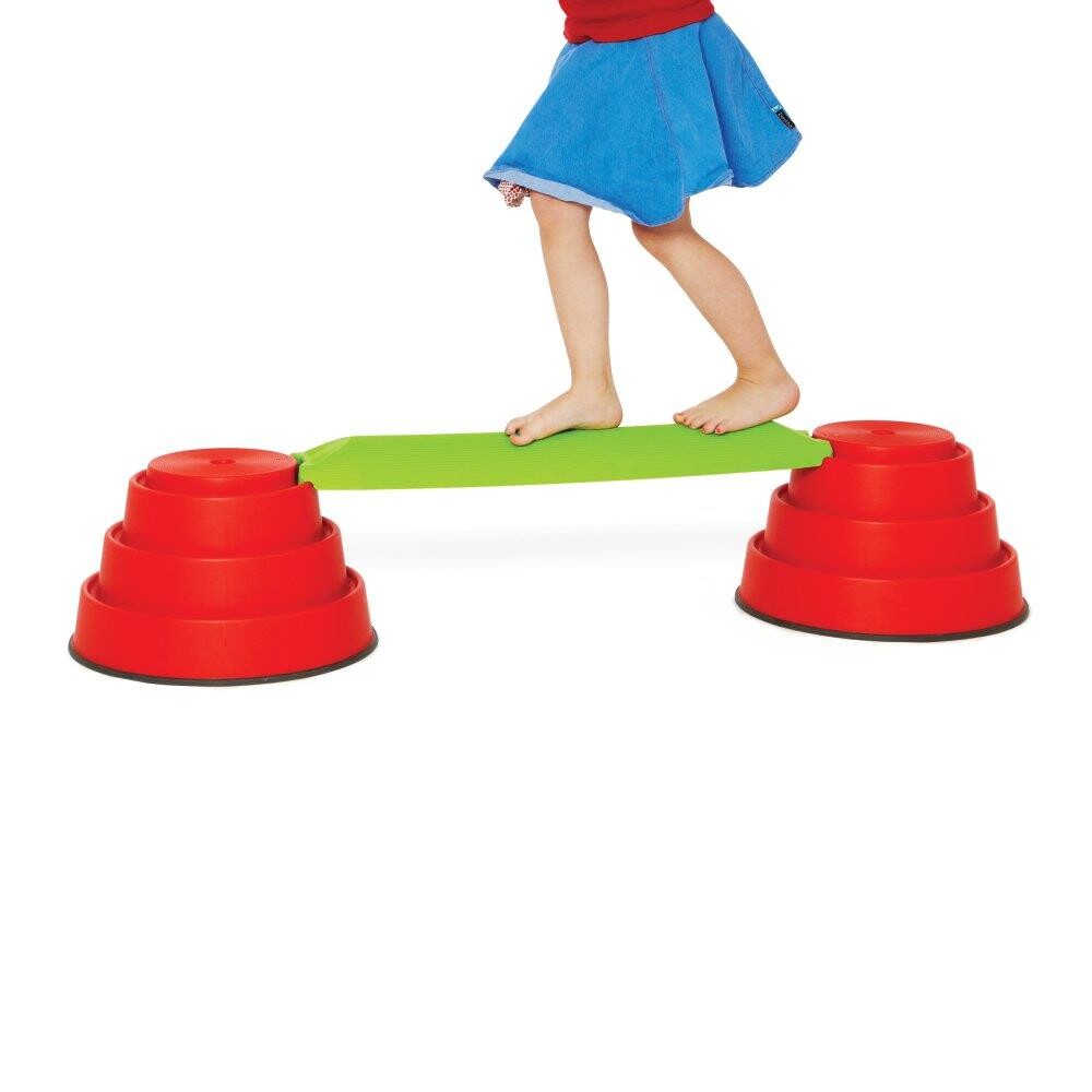 Balancetop Sæt Høj Med Log Plank - Coolbaby