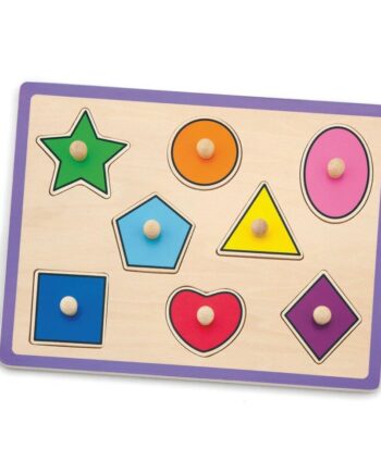 Knoppuslespil Figurer Træ Brikker - Coolbaby  - 6934510500153