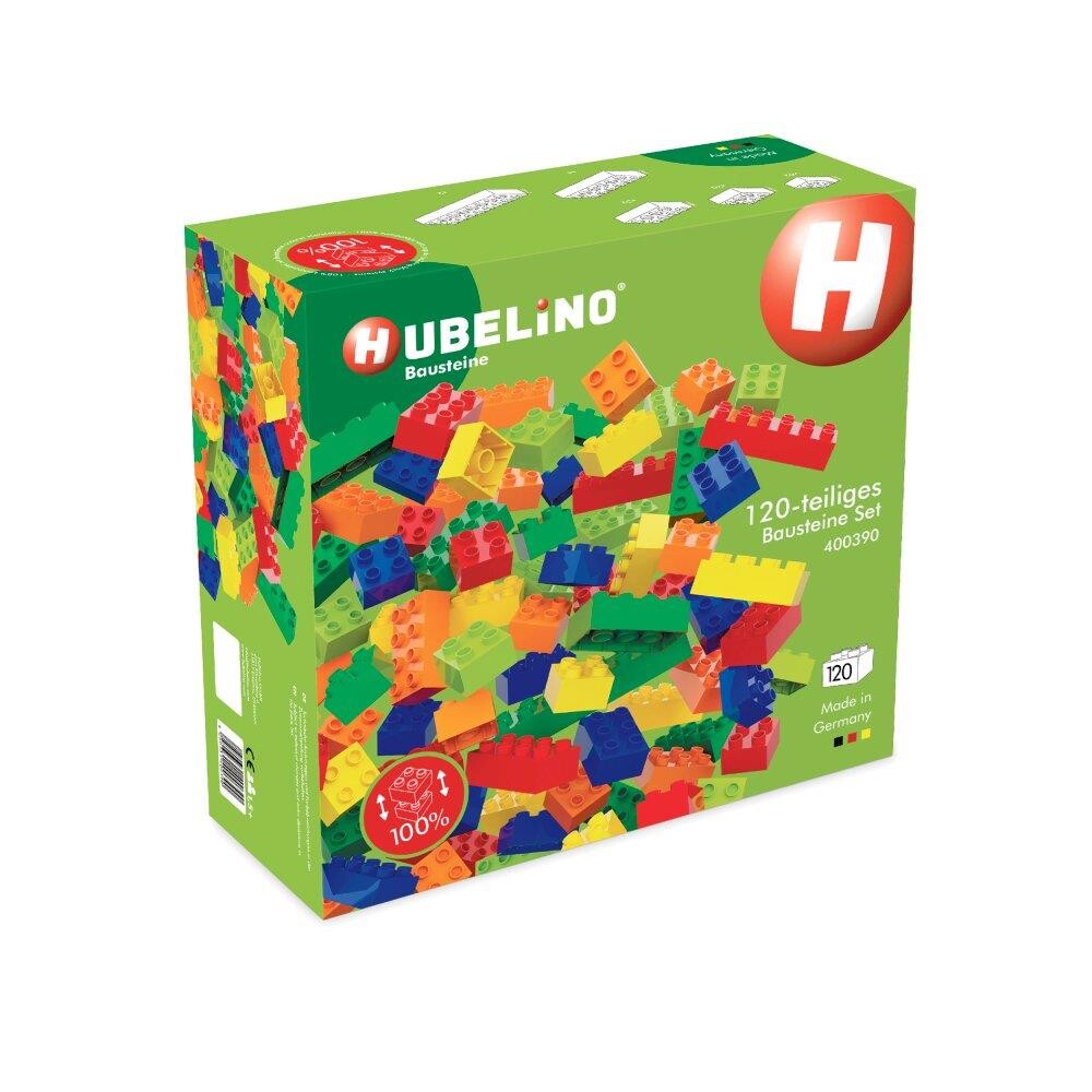 Hubelino Byggesæt Klodser Farvede 120 Stk - Coolbaby - 4250331400390