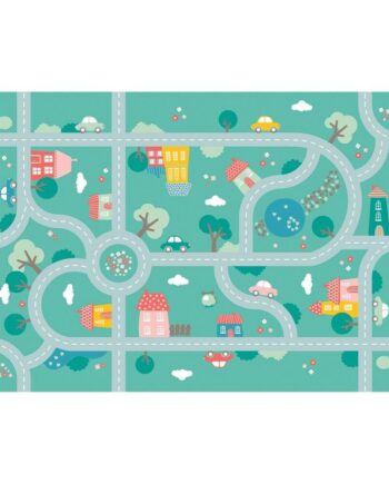 Legetæppe Vinyl 150 100 Turkis - Coolbaby