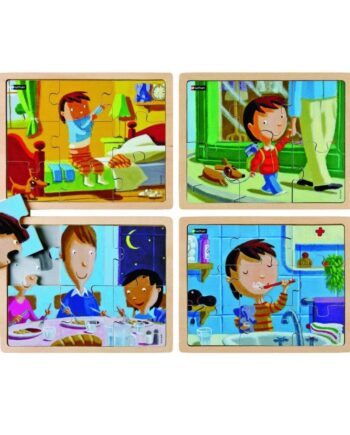 Puslespil Træ Stk Min Dag Fra - Coolbaby  - 3133093870049