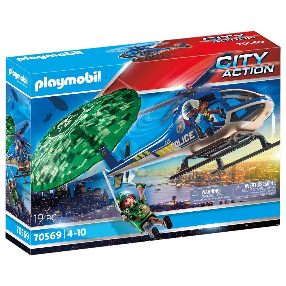 Politihelikopter Playmobil - Coolbaby  - 4008789705693