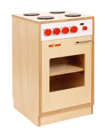 Legekøkken Komfur Træ Fra Educo - Coolbaby  - 8719924038144