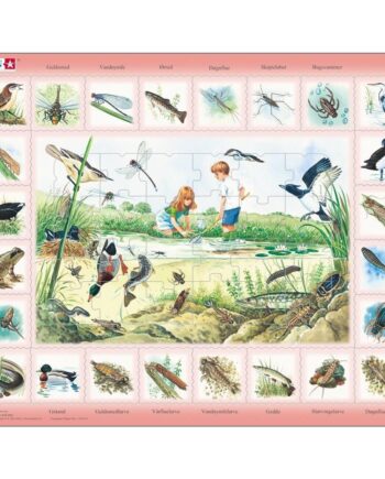 Puslespil Pap Ved Søen Brikker - Coolbaby  - 7023850244045