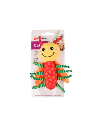 Kattelegetøj Yowly Mariehøne - Flamingo Coolbaby  - 5400585133875